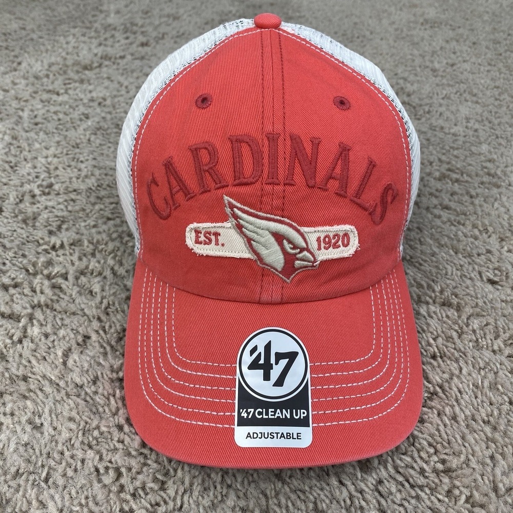 Arizona Cardinals 47 Clean Up Riverbank Hat Tango Adjustable Mesh Back Hat NWT